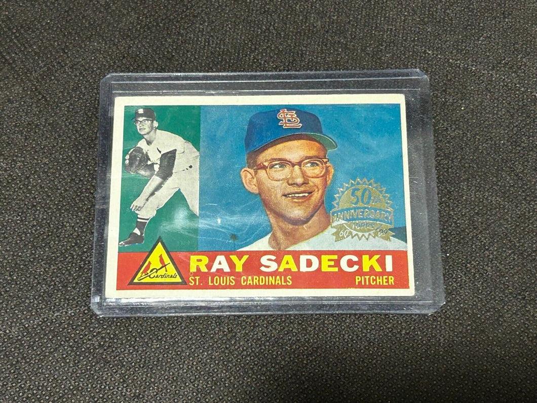 2009 Topps Heritage 50th Anniversary 1960 Buybacks #327 Ray Sadecki  Brown Back
