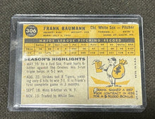 Load image into Gallery viewer, 2009 Topps Heritage 50th Anniversary 1960 Buybacks #306 Frank Baumann Brown Back
