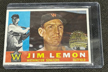 Load image into Gallery viewer, 2009 Topps Heritage 50th Anniversary 1960 Buybacks #440 Jim Lemon white back
