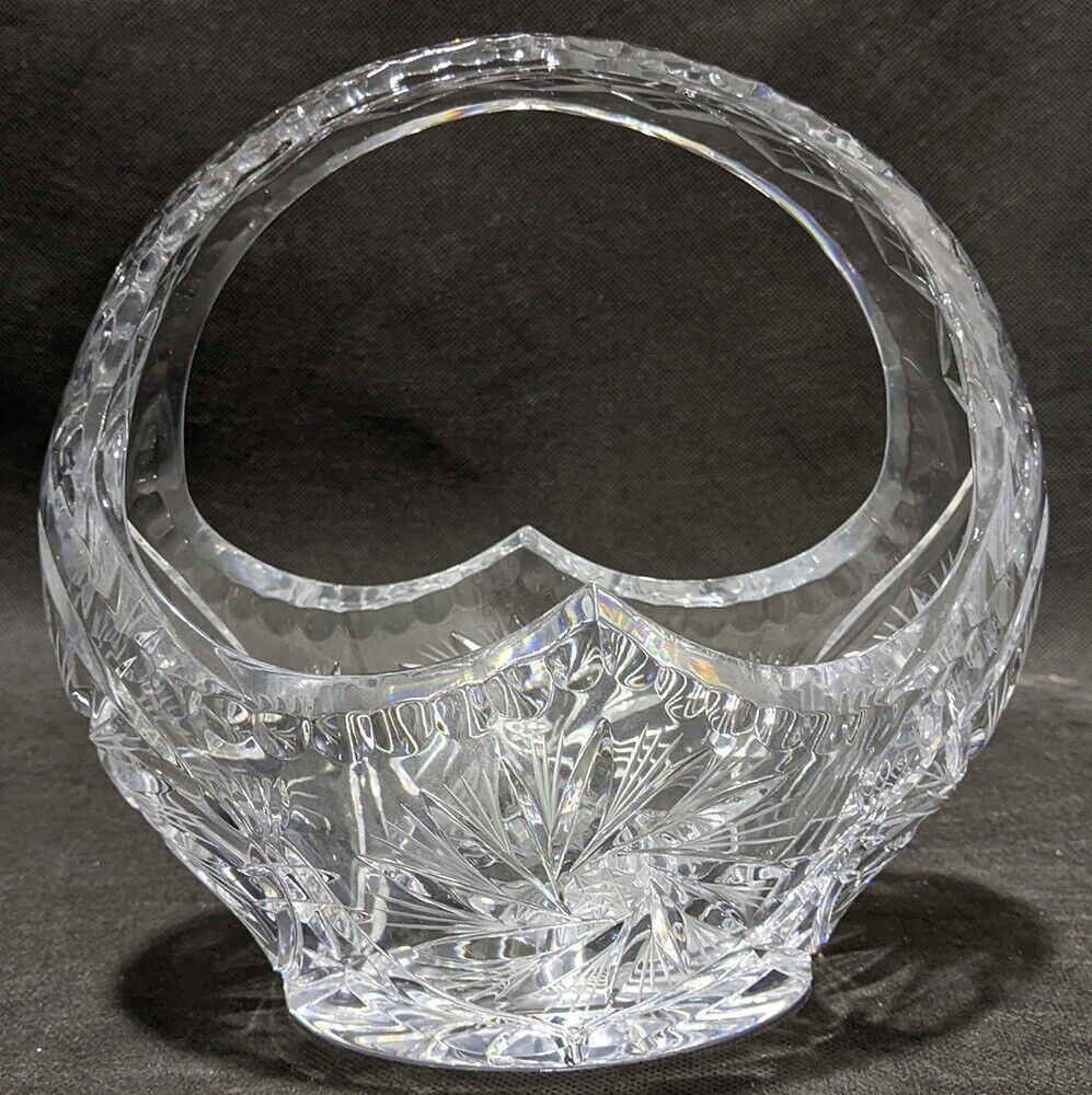 Vintage Crystal Brides Basket