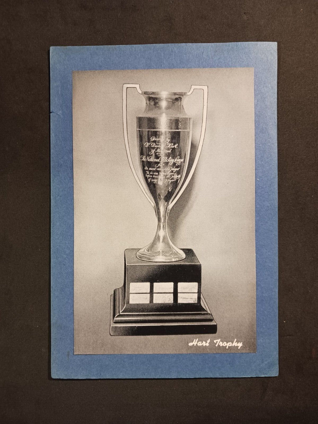 Hart Trophy 1934-44 Group I Beehive Photo