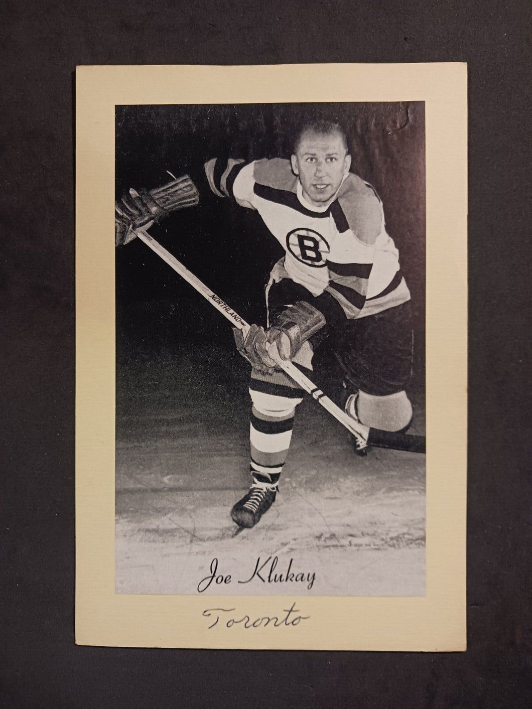 Joe Klukay Beehive Photo Boston Bruins Very Rare