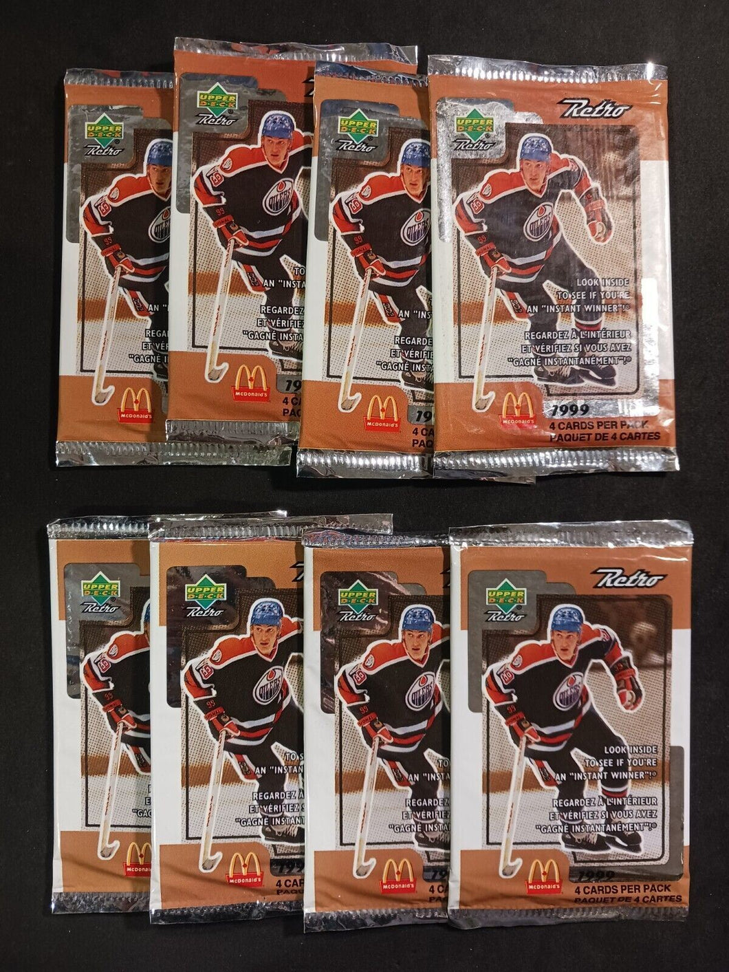 1999 Upper Deck McDonalds Hockey Card Sealed Packs x 8