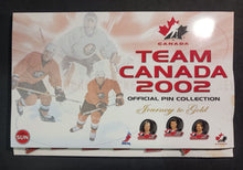 Load image into Gallery viewer, 2002 Toronto Sun Team Canada Set w/Album Official Pin Collection Complete

