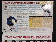 Load image into Gallery viewer, 2002 Toronto Sun Team Canada Set w/Album Official Pin Collection Complete

