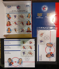 Load image into Gallery viewer, 2000, 50th NHL ALL-STAR GAME PLAYER STAMP SET / CANADA POST Lot of 4
