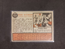 Load image into Gallery viewer, 2011 Topps Heritage 50th Anniversary 1962 Buybacks #182 Bob Nieman Brown Back A
