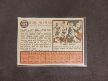 Load image into Gallery viewer, 2011 Topps Heritage 50th Anniversary 1962 Buybacks #182 Bob Nieman Brown Back B

