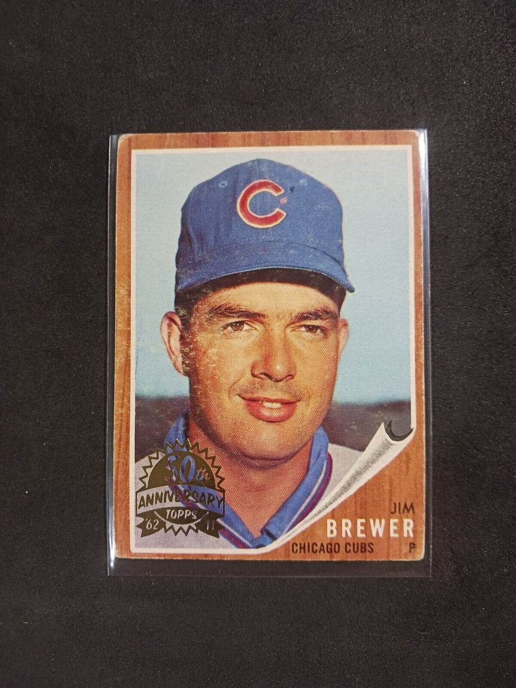 2011 Topps Heritage 50th Anniversary 1962 Buybacks #191 Jim Brewer Brown Back C
