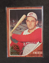 Load image into Gallery viewer, 2011 Topps Heritage 50th Anniversary 1962 Buybacks Gene Freese #205 Brown Back B
