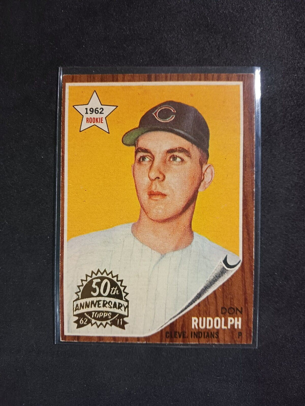 2011 Topps Heritage 50th Anniversary 1962 Buybacks Don Rudolph #224 Brown Back A