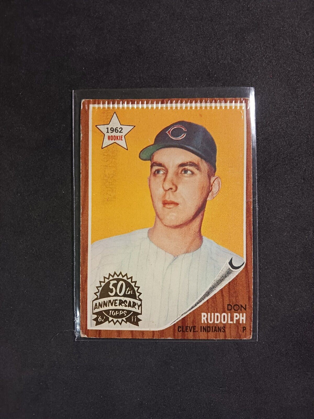 2011 Topps Heritage 50th Anniversary 1962 Buybacks Don Rudolph #224 Brown Back B