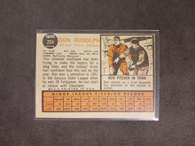 Load image into Gallery viewer, 2011 Topps Heritage 50th Anniversary 1962 Buybacks Don Rudolph #224 Brown Back C
