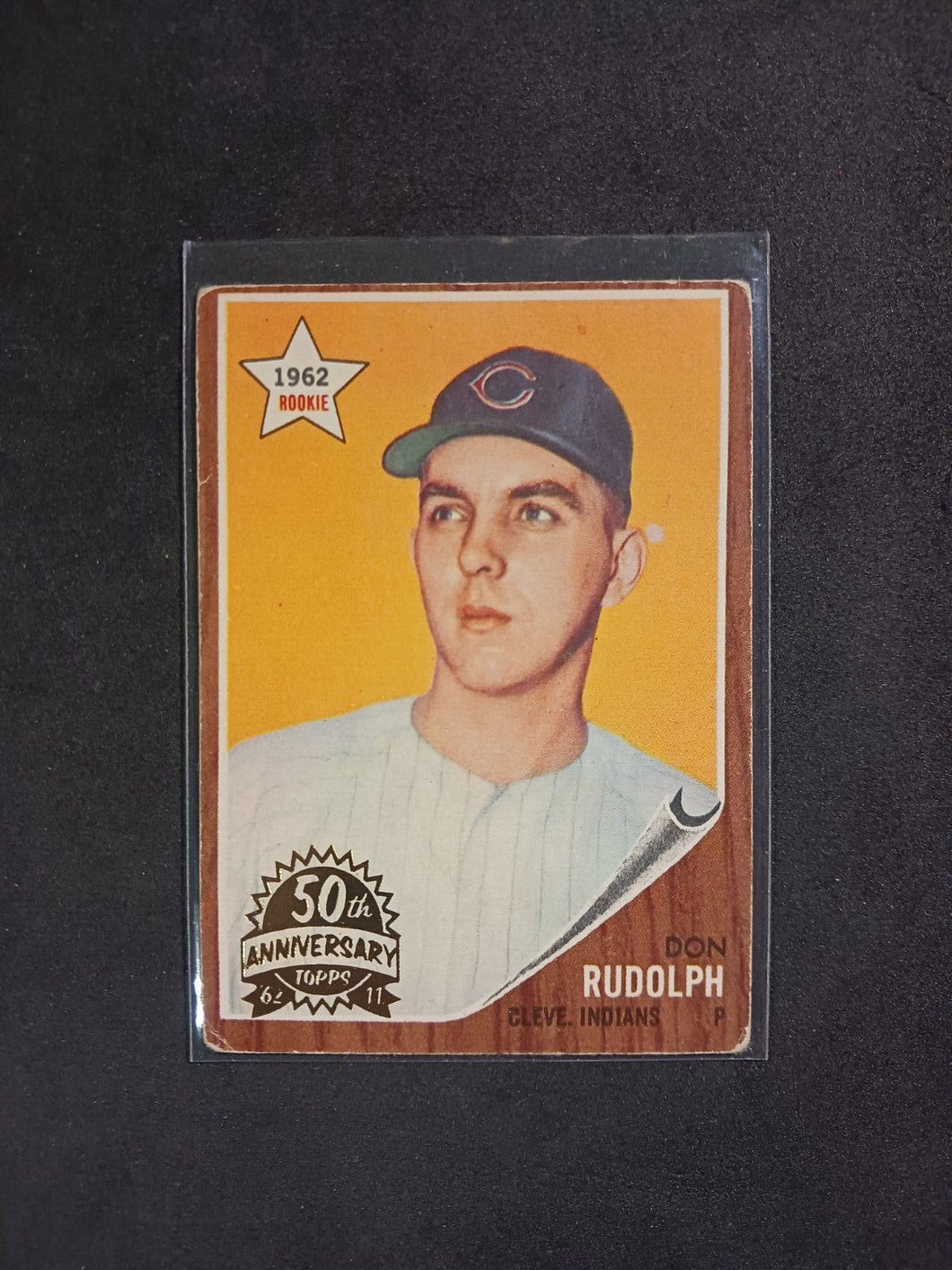 2011 Topps Heritage 50th Anniversary 1962 Buybacks Don Rudolph #224 Brown Back D