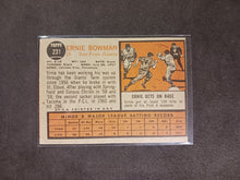 Load image into Gallery viewer, 2011 Topps Heritage 50th Anniversary 1962 Buybacks Ernie Bowman #231 Brown BackB
