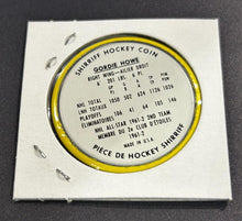 Load image into Gallery viewer, 1962-63 Shirriff Hockey Coin Gordie Howe #54
