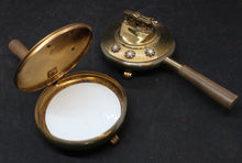 Load image into Gallery viewer, Mid-Century Modern Sputnik Matching Lighter &amp; Ashtray Set
