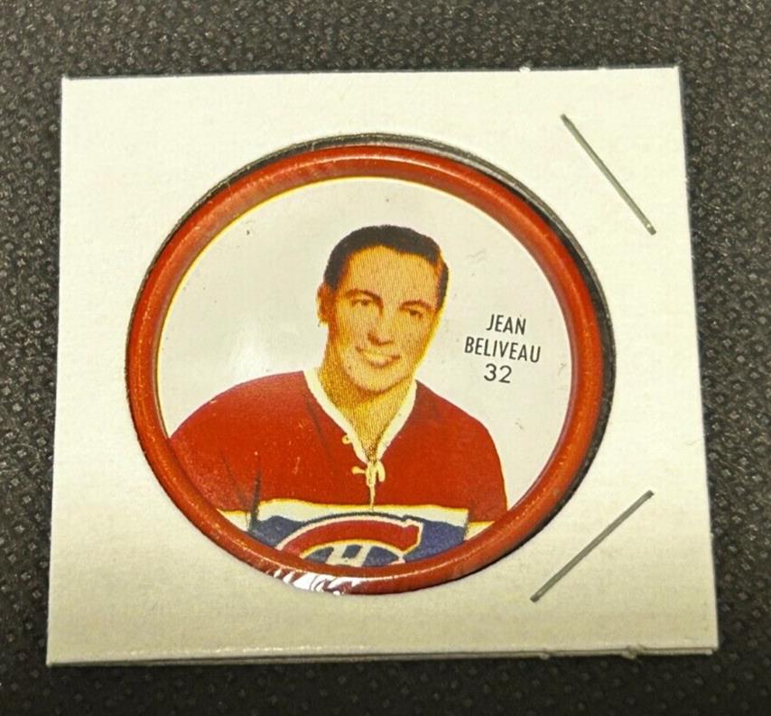 1962-63 Shirriff Hockey Coin Mint Jean Beliveau #32, Montreal Canadiens