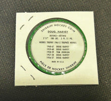 Load image into Gallery viewer, 1962-63 Shirriff Hockey Coin Mint Doug Harvey #60, New York Rangers
