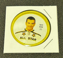Load image into Gallery viewer, 1962-63 Shirriff Hockey Coin Mint Dave Keon #52, All star
