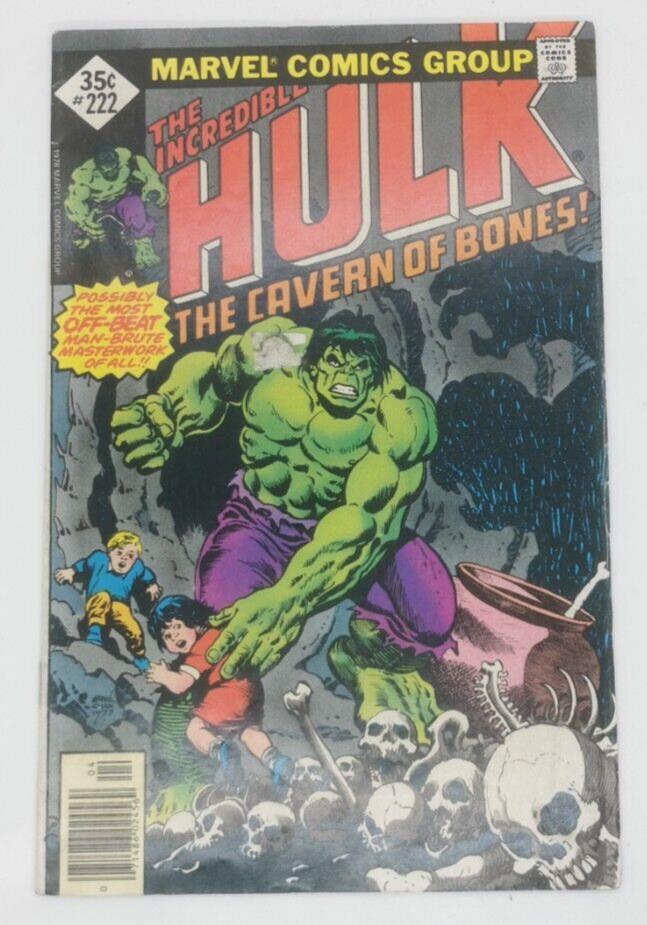 1978 The Incredible Hulk Vol.1 #222, Marvel Comic, FN/VF 7.0