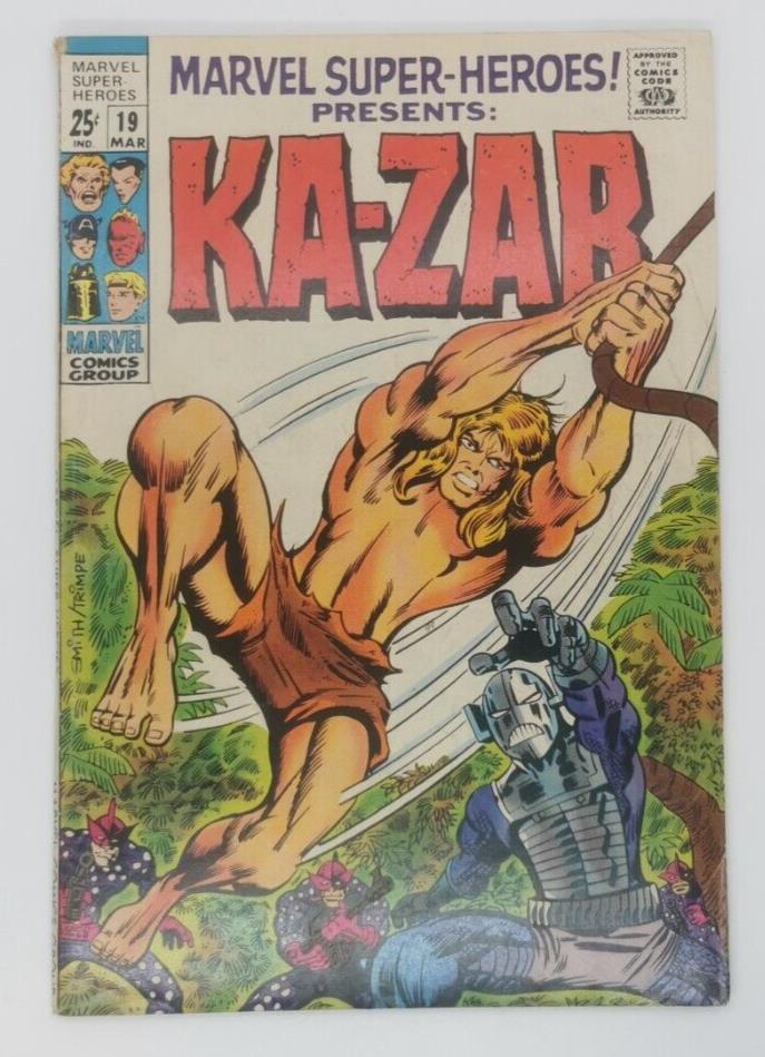 1969 Marvel Super-Heroes: KA-ZAR Vol. 1 #19, Marvel Comics, FN/VF 7.0