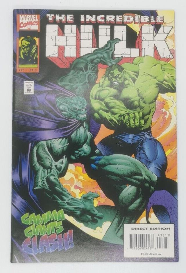 1995 The Incredible Hulk Vol. 1 #432, Marvel Comics, VF 8.0