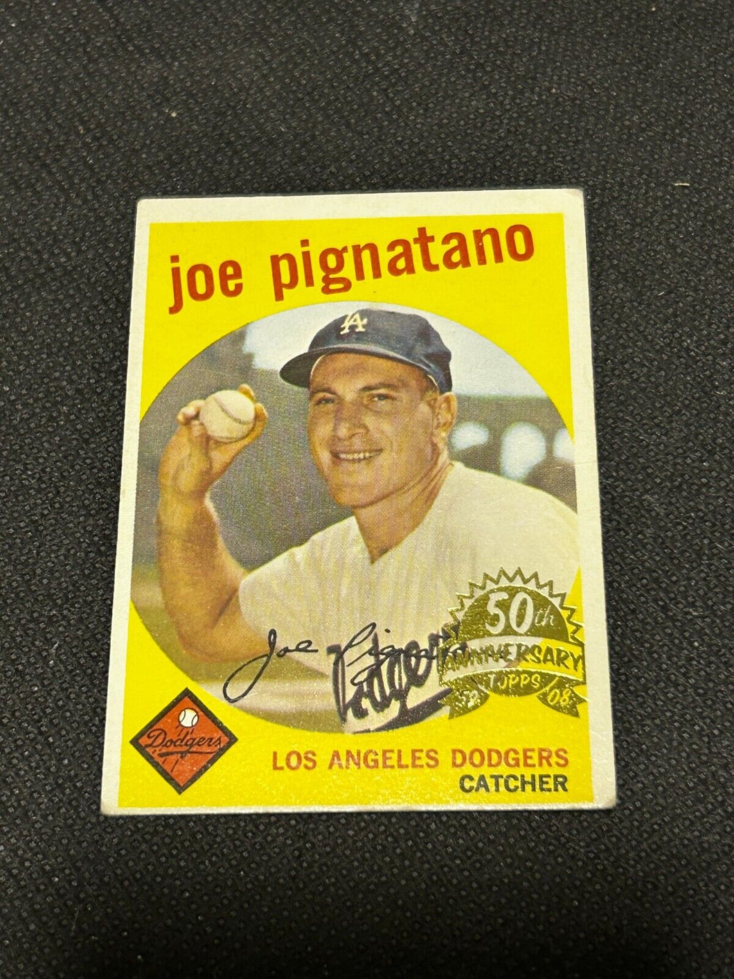 2008 Topps Heritage 50th Anniversary 1959 Buybacks #16 Joe Pignatano White Back