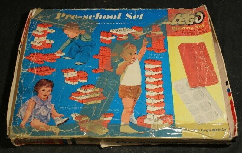 1964 Lego Pre-School Set #041 In Original Box - Complete