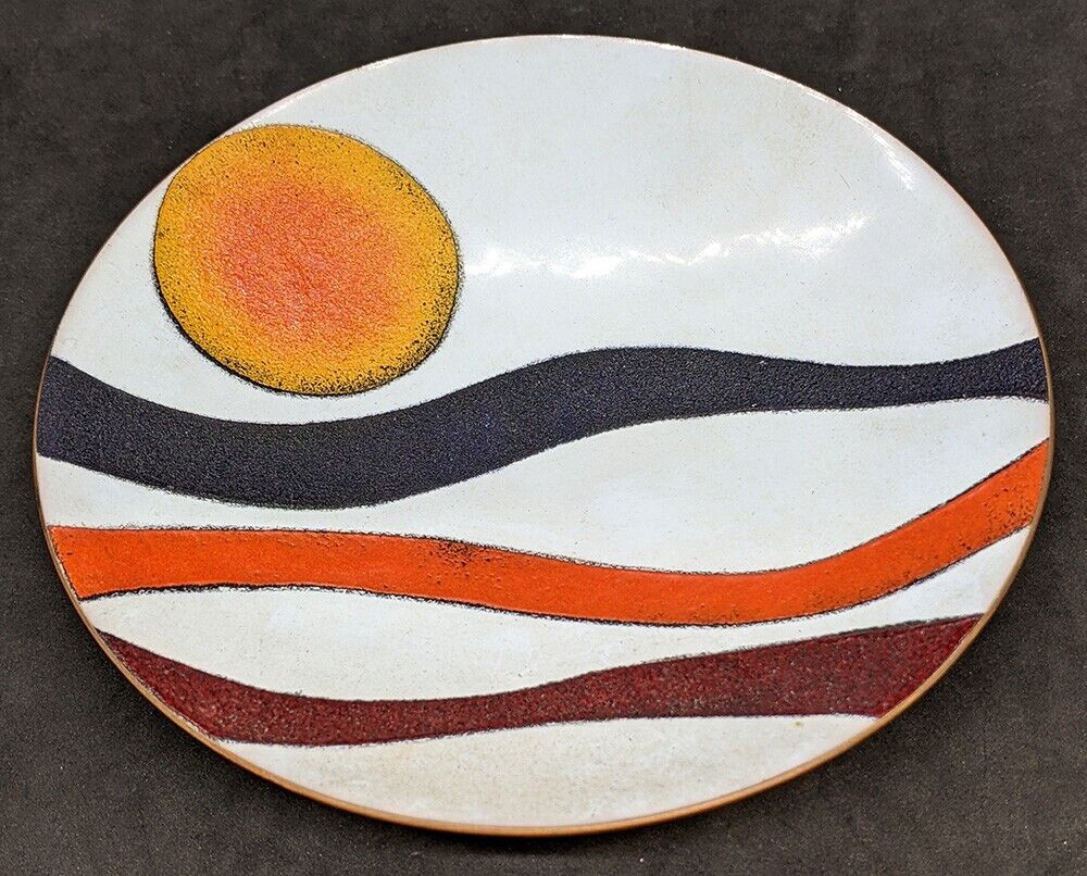 Modernist - De Passille Sylvestre - Quebec Canada - Enamel Copper Bowl