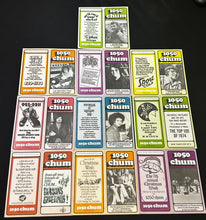 Load image into Gallery viewer, Vintage 1050 Chum30 Music Charts lot of 10 (E)
