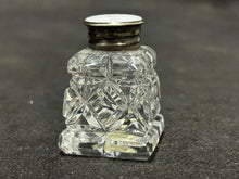 Load image into Gallery viewer, Sterling / Cut Crystal Salt and Pepper lot of 8
