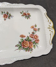 Load image into Gallery viewer, Royal Albert Fine Bone China Sandwich Tray - Centennial Rose Pattern
