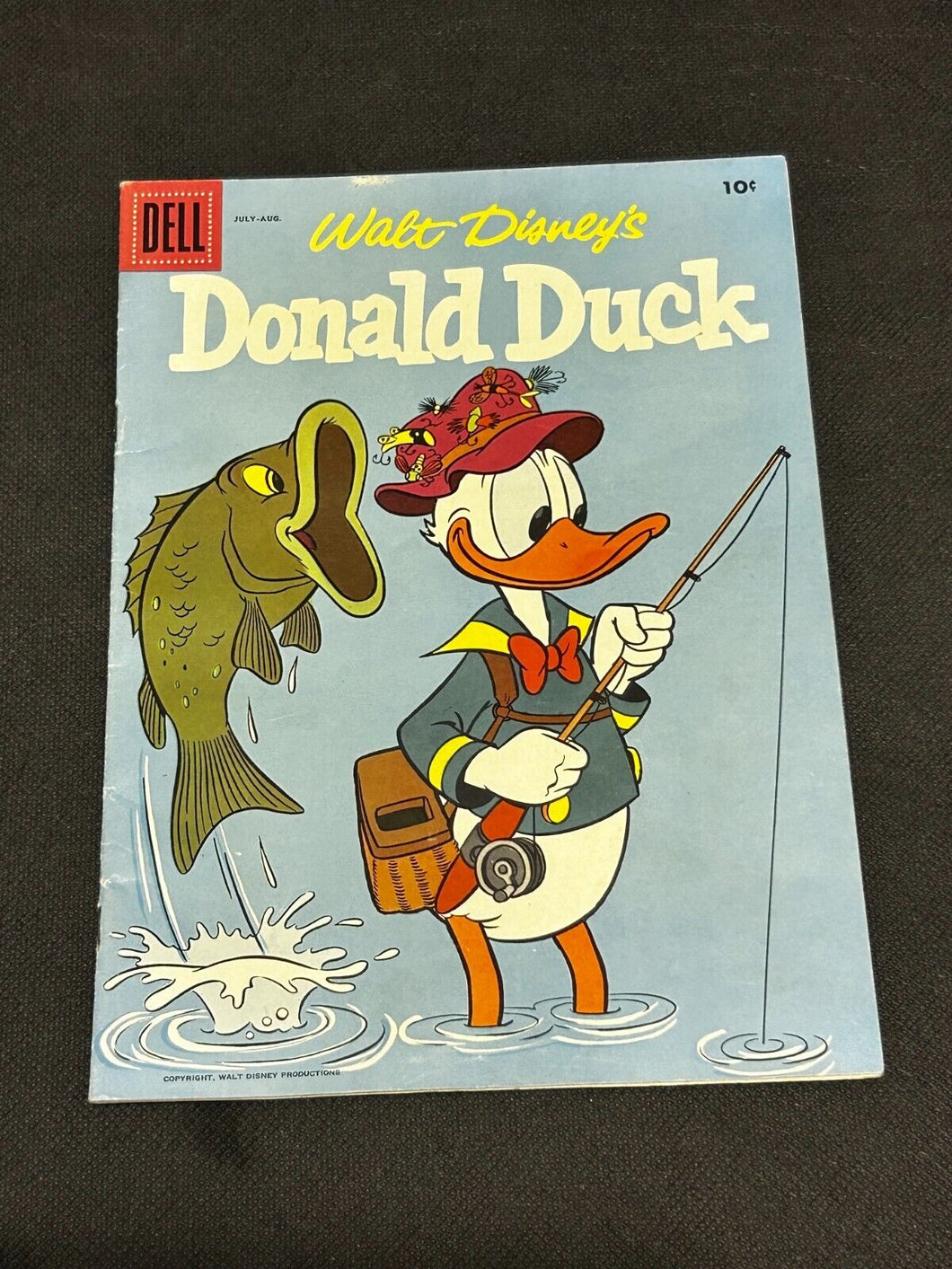 1957 Dell Comics Walt Disney's Donald Duck #54. F+ 6.5
