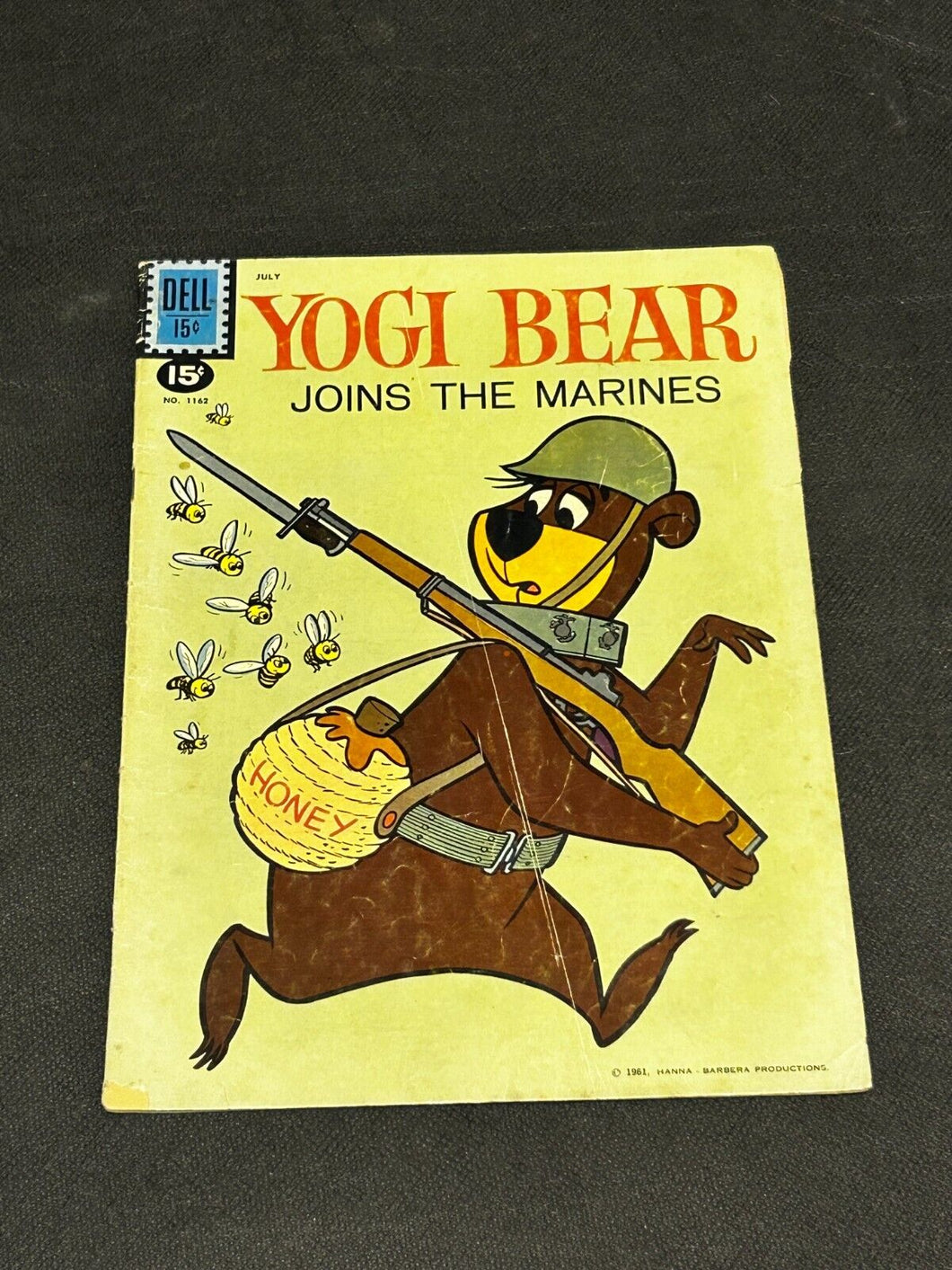 1961 Dell Comics Yogi Bear Joins The Marines #1162