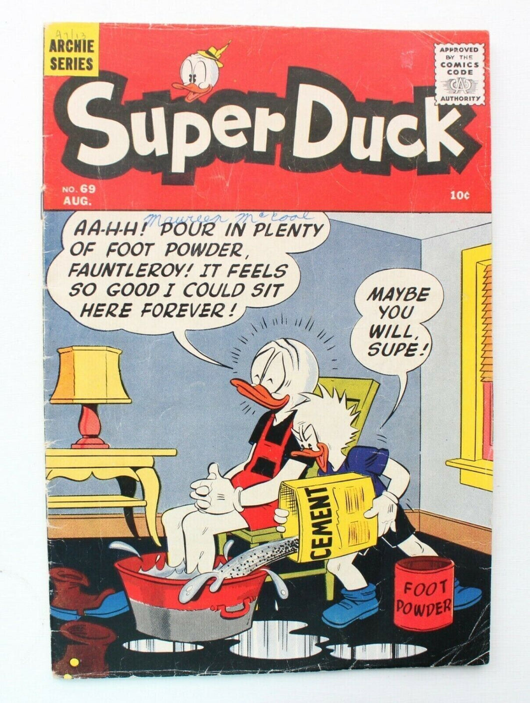 Super Duck Comics (1945 Series) #69 in VG-FN Shape