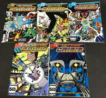 Load image into Gallery viewer, 1985 DC Comics At last the AntiMonitor Crisis on Infinite Earths #1-#4 and #6
