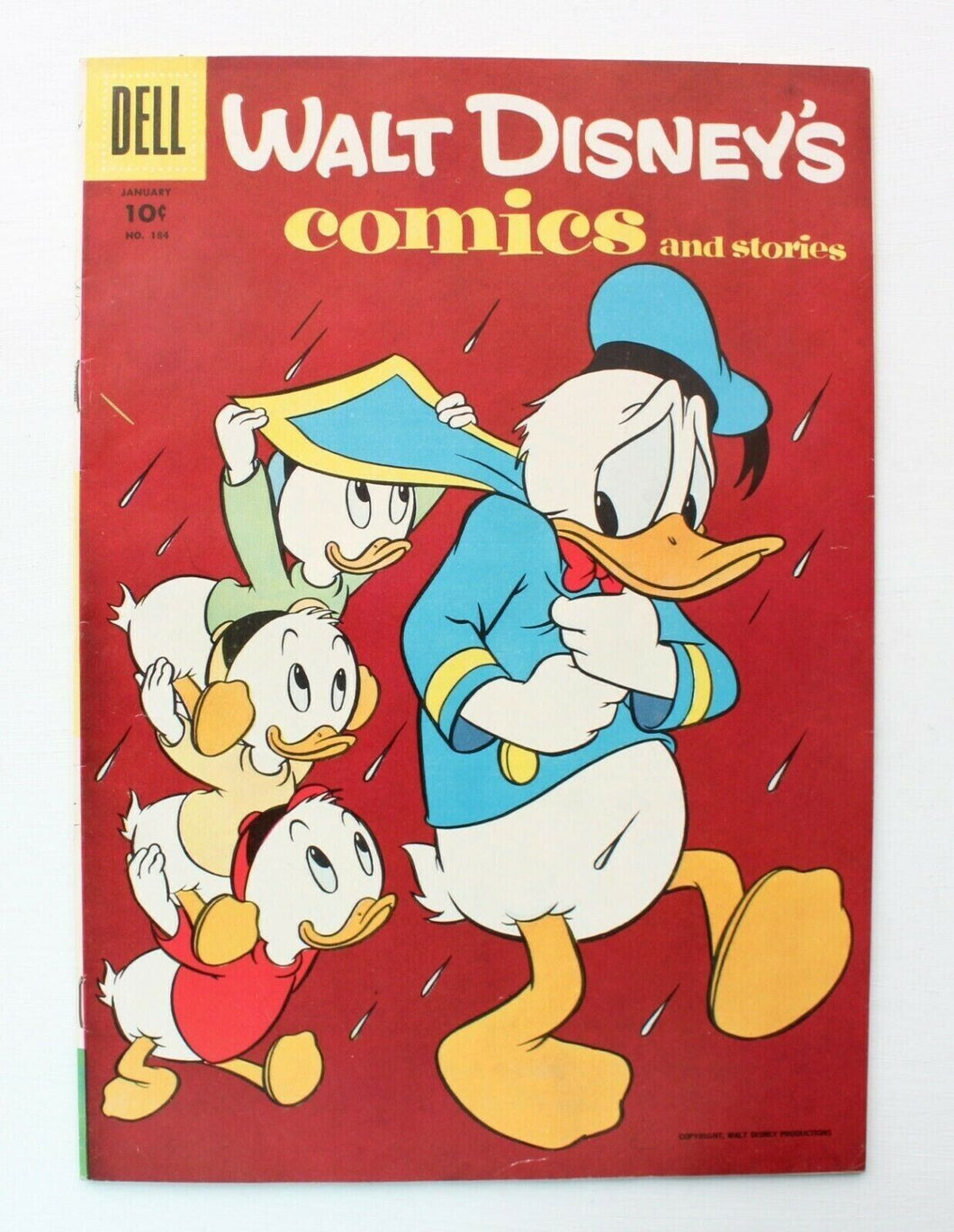 Walt Disney's Comics and Stories (1940 Dell/Gold Key/Gladstone) #184 in VF Shape