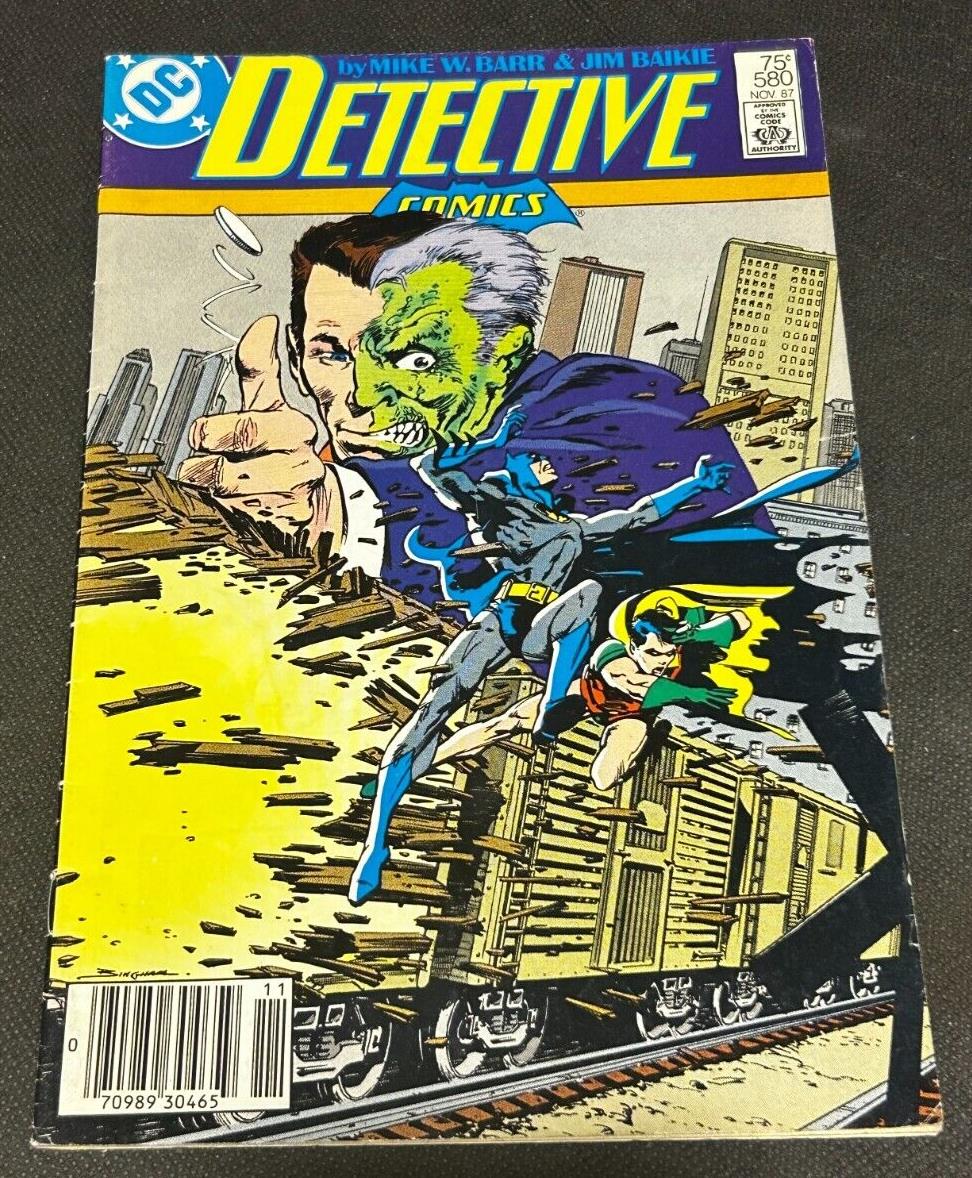 1987 DC Detective Comics #580, CPV, VG-F