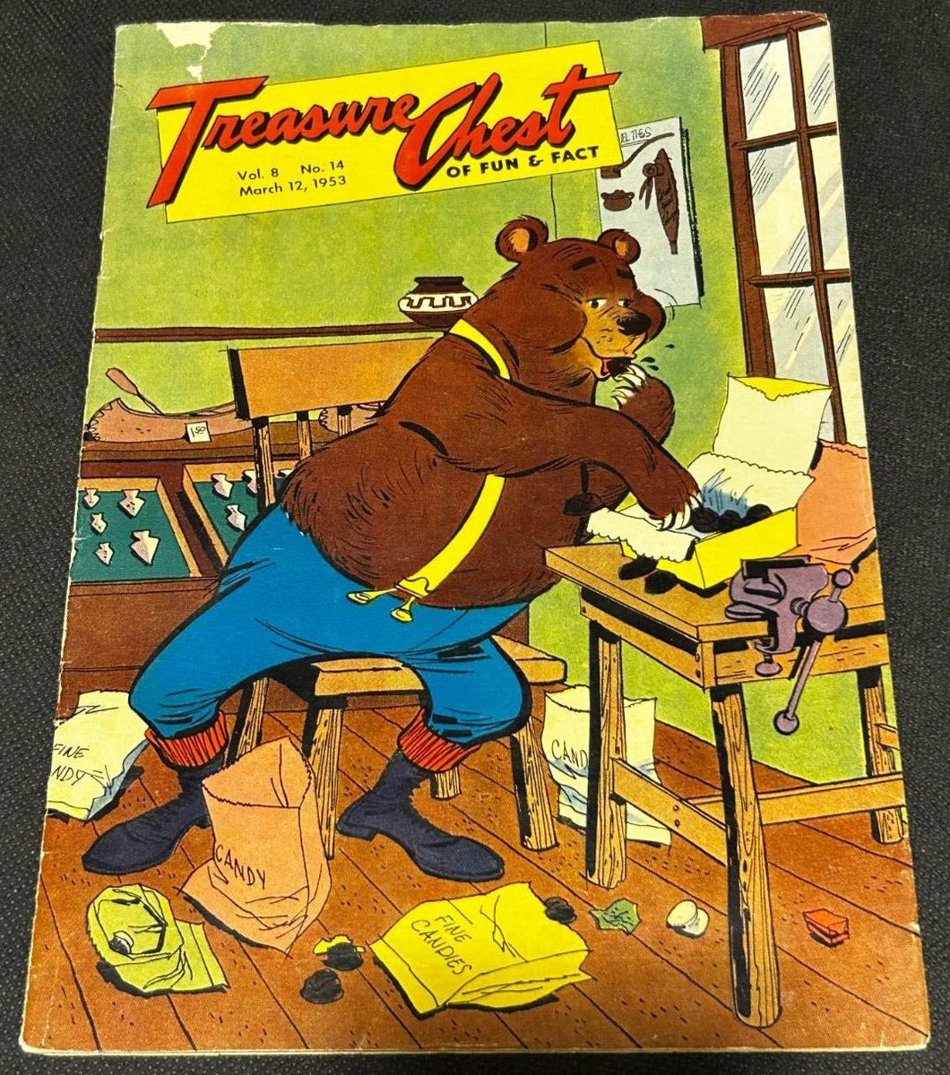 1953 Treasure Chest Vol 8 #14, VG+