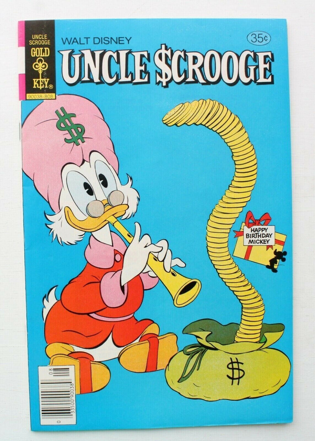 Uncle Scrooge (1954 Dell/Gold Key/Gladstone/Gemstone Series) #155 in NM- Shape