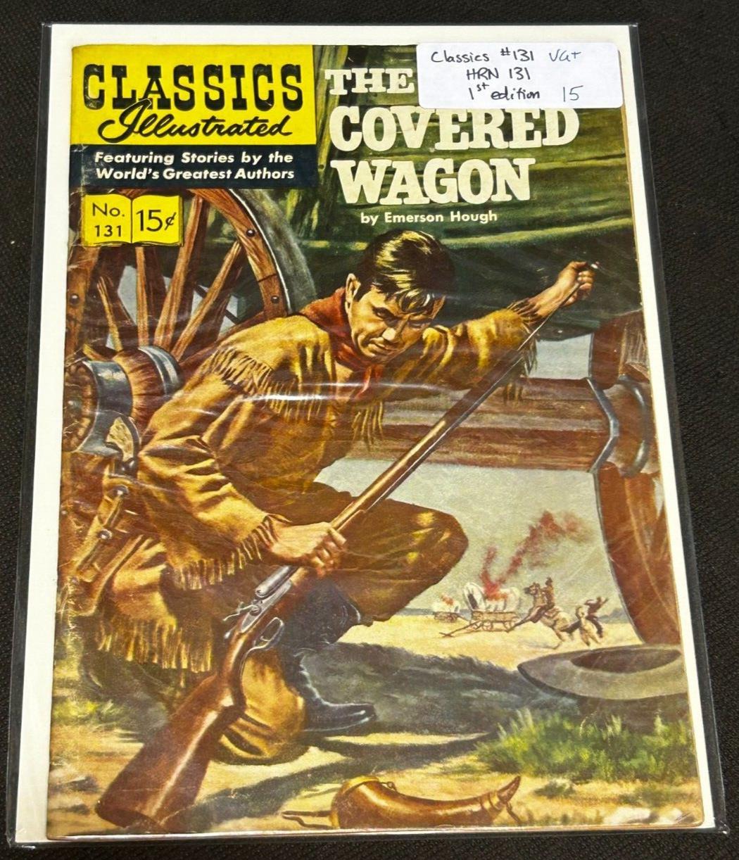 1956 Classics Illustrated The Covered Wagon #131, VG+
