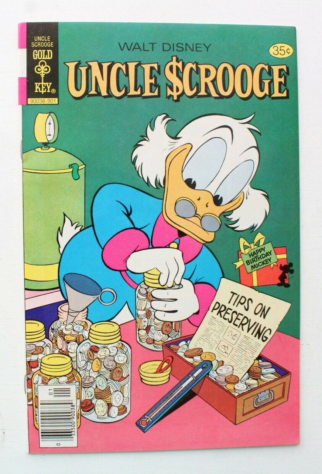 Uncle Scrooge (1954 Dell/Gold Key/Gladstone/Gemstone Series) #160 in NM- Shape