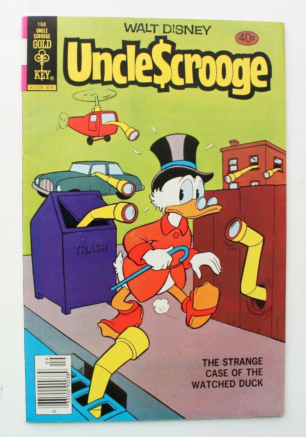 Uncle Scrooge (1954 Dell/Gold Key/Gladstone/Gemstone Series) #168 in NM- Shape