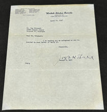 Load image into Gallery viewer, April 17 1947 Autograph letter of Joseph H. Ball Senator of Minnesota, EX
