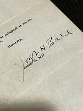 Load image into Gallery viewer, April 17 1947 Autograph letter of Joseph H. Ball Senator of Minnesota, EX
