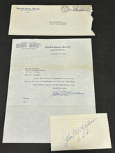 Load image into Gallery viewer, Sept. 16th 1958 Autograph of John L. McClellan Senator of Arkansas, EX

