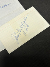 Load image into Gallery viewer, Sept. 16th 1958 Autograph of John L. McClellan Senator of Arkansas, EX
