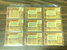 Load image into Gallery viewer, Sheet of 9, 1975-76 O-Pee-Chee Hockey Cards #123-138, VG+
