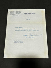 Load image into Gallery viewer, 1st May 1947, SIGNED letter by William F. Knowland Senator of California, EX
